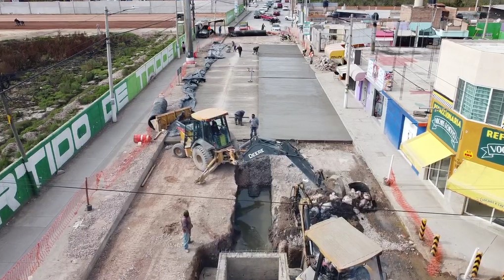Soledad entregará a la población las obras realizadas para resarcir el daño causado en el pavimento por una fuga de drenaje