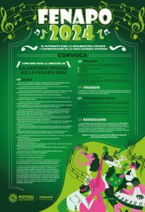 Para FENAPO convoca a artistas y creadores potosinas para crear un tema oficial para la edición 2024