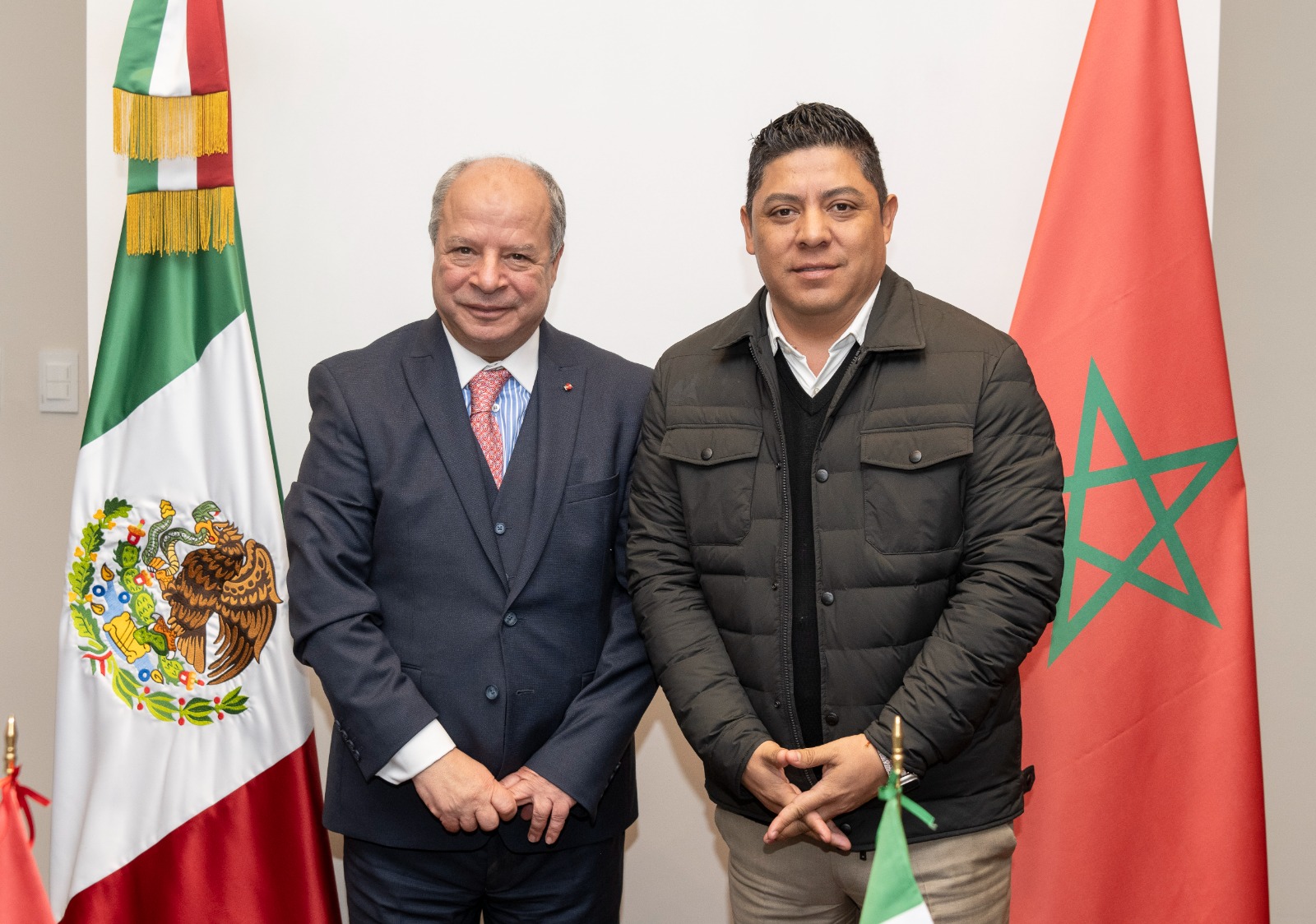 El Gobernador del Estado se reunió con el Embajador del Reino de Marruecos en México, Abdelfattah Lebbar