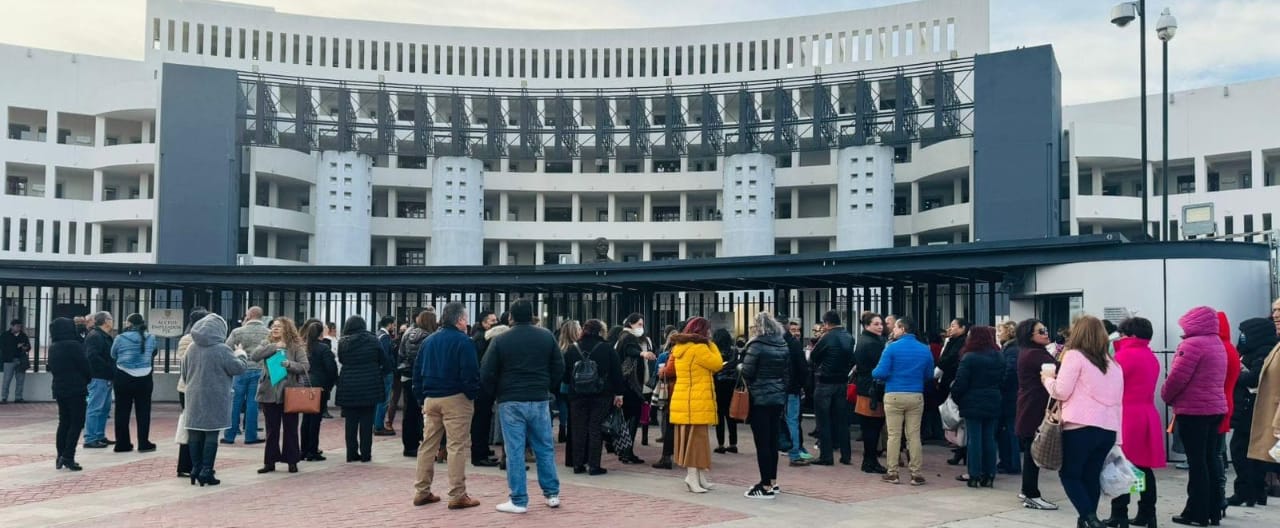 Este lunes, trabajadores del Poder Judicial de San Luis Potosí, iniciaron el paro de labores en las cuatro zonas del Estado