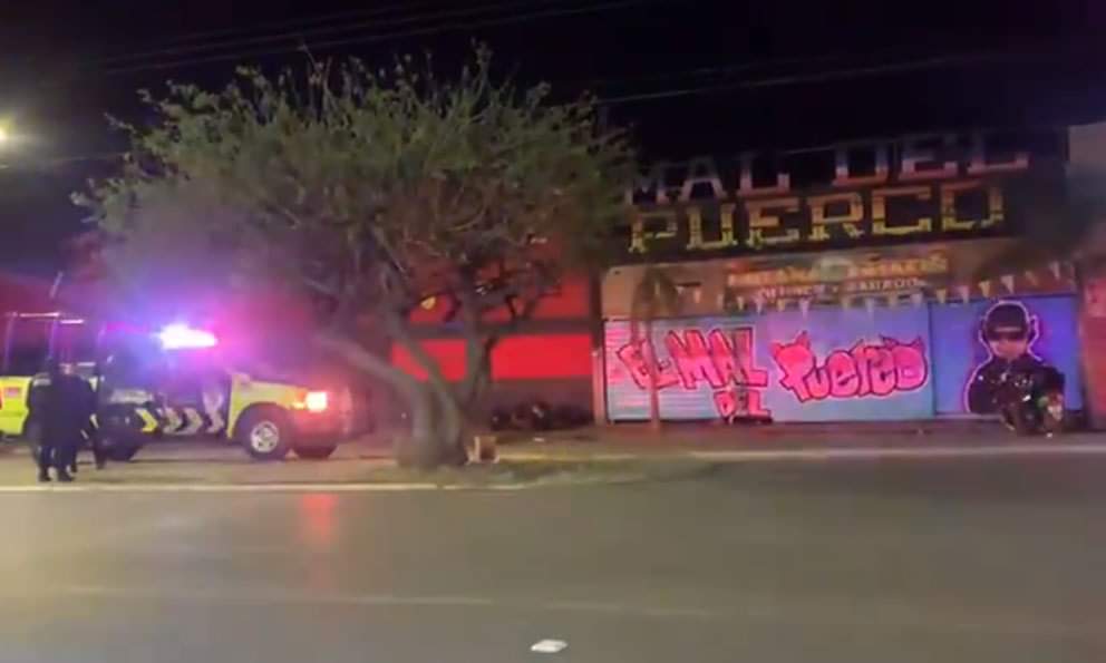 Se registró un ataque armado en el bar "El Mal del Puerco", ubicado sobre la avenida Ricardo B. Anaya en la capital potosina.