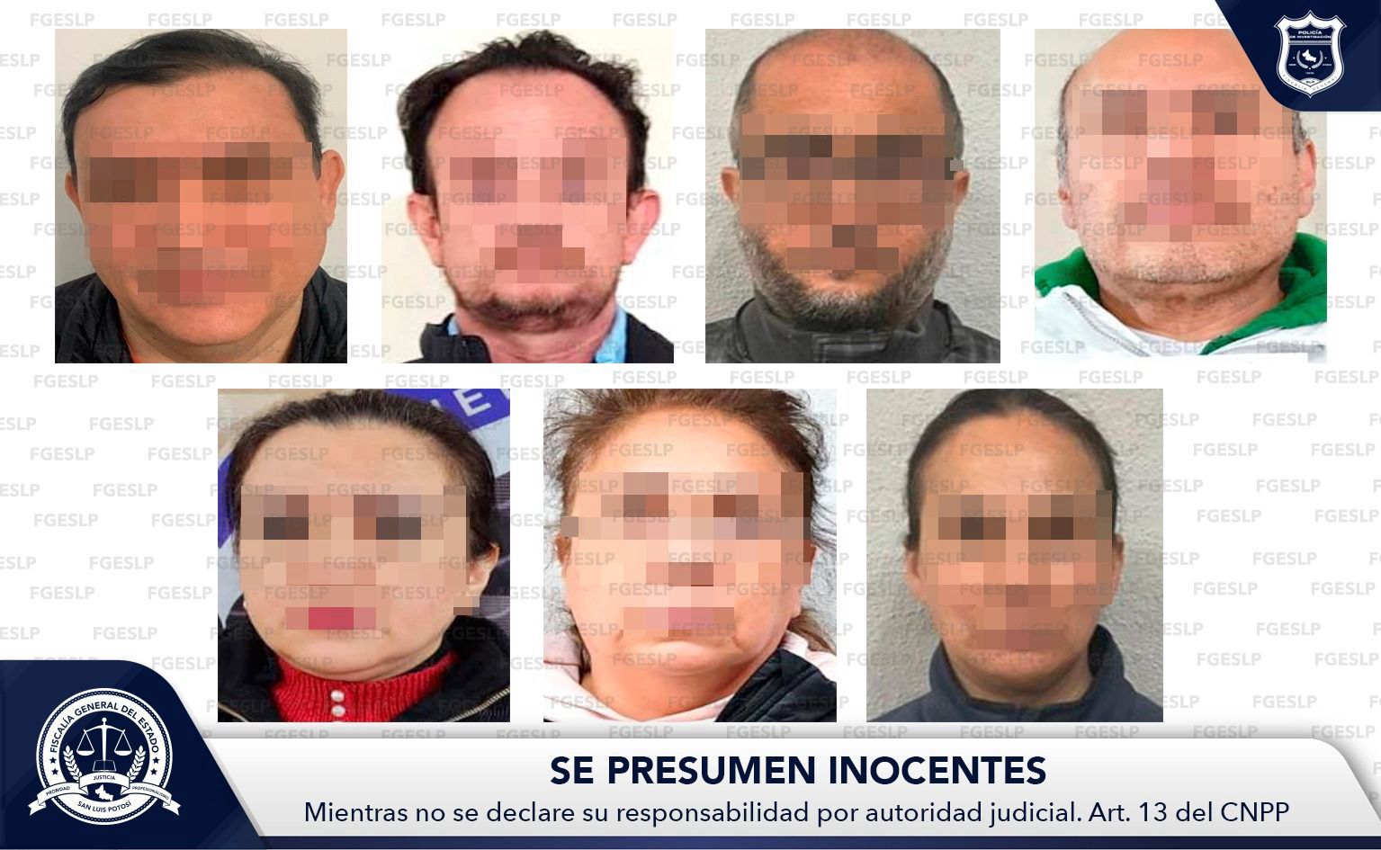 Vinculan a proceso y quedan en prisión los 7 detenidos por el desvió millonario de pensiones