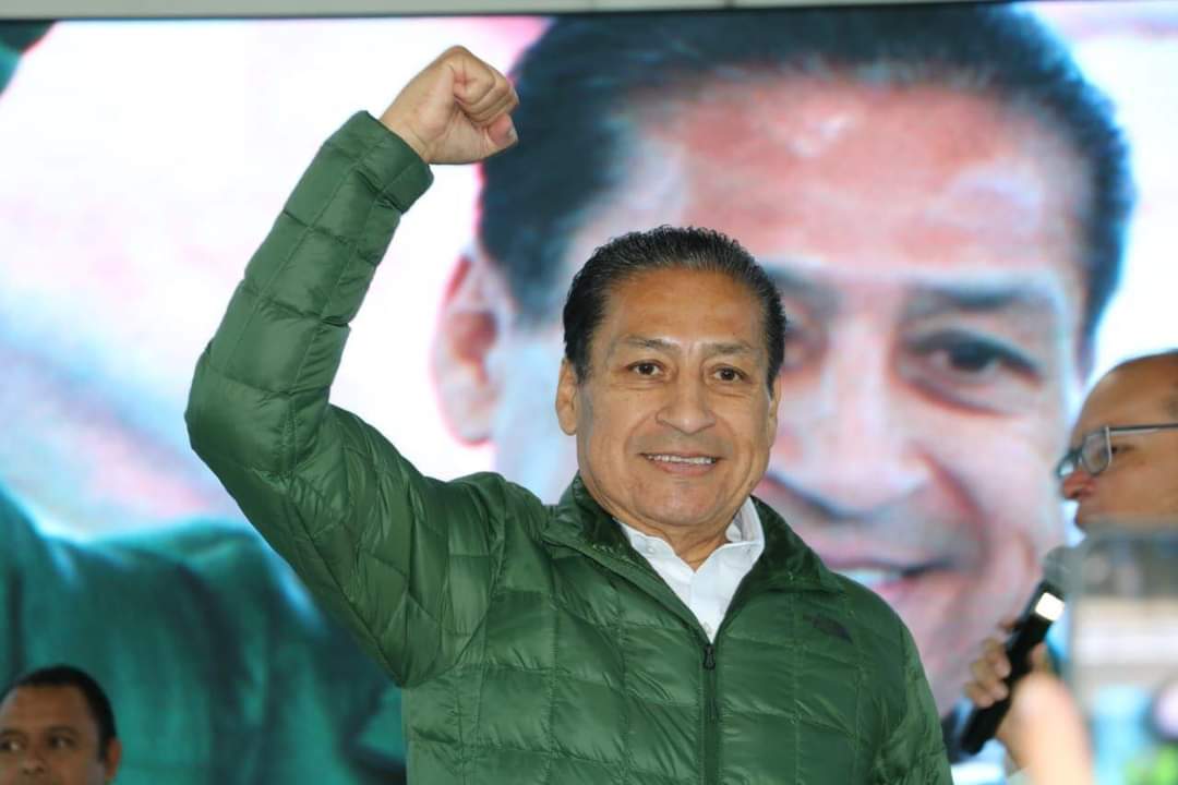 Hernández Villafuerte cerró su precampaña a la Alcaldía ante una multitud de simpatizantes del Partido Verde Ecologista de México