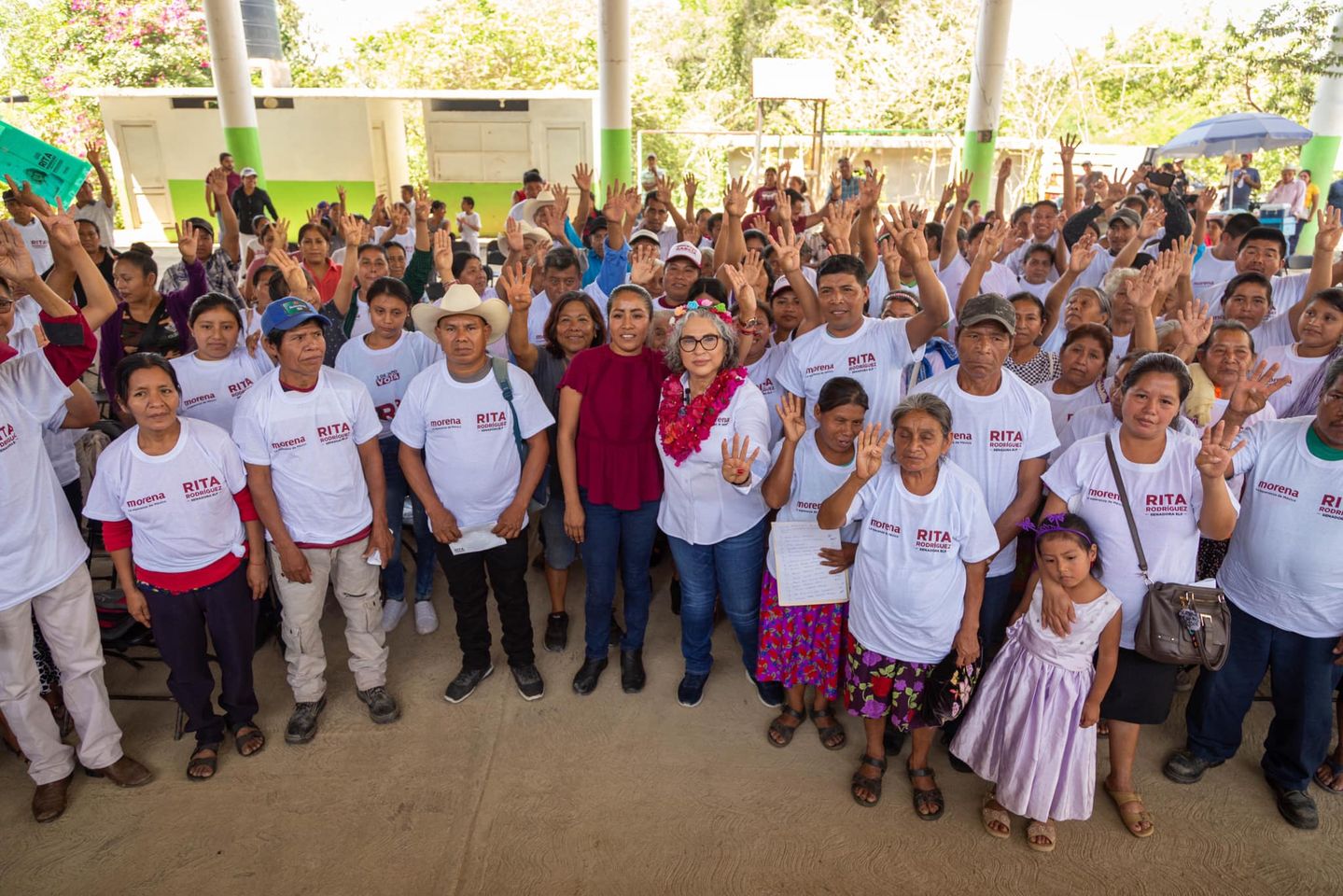 Promoviendo la honestidad y el cambio: Rita Ozalia Rodríguez en su gira por Huasteca potosina