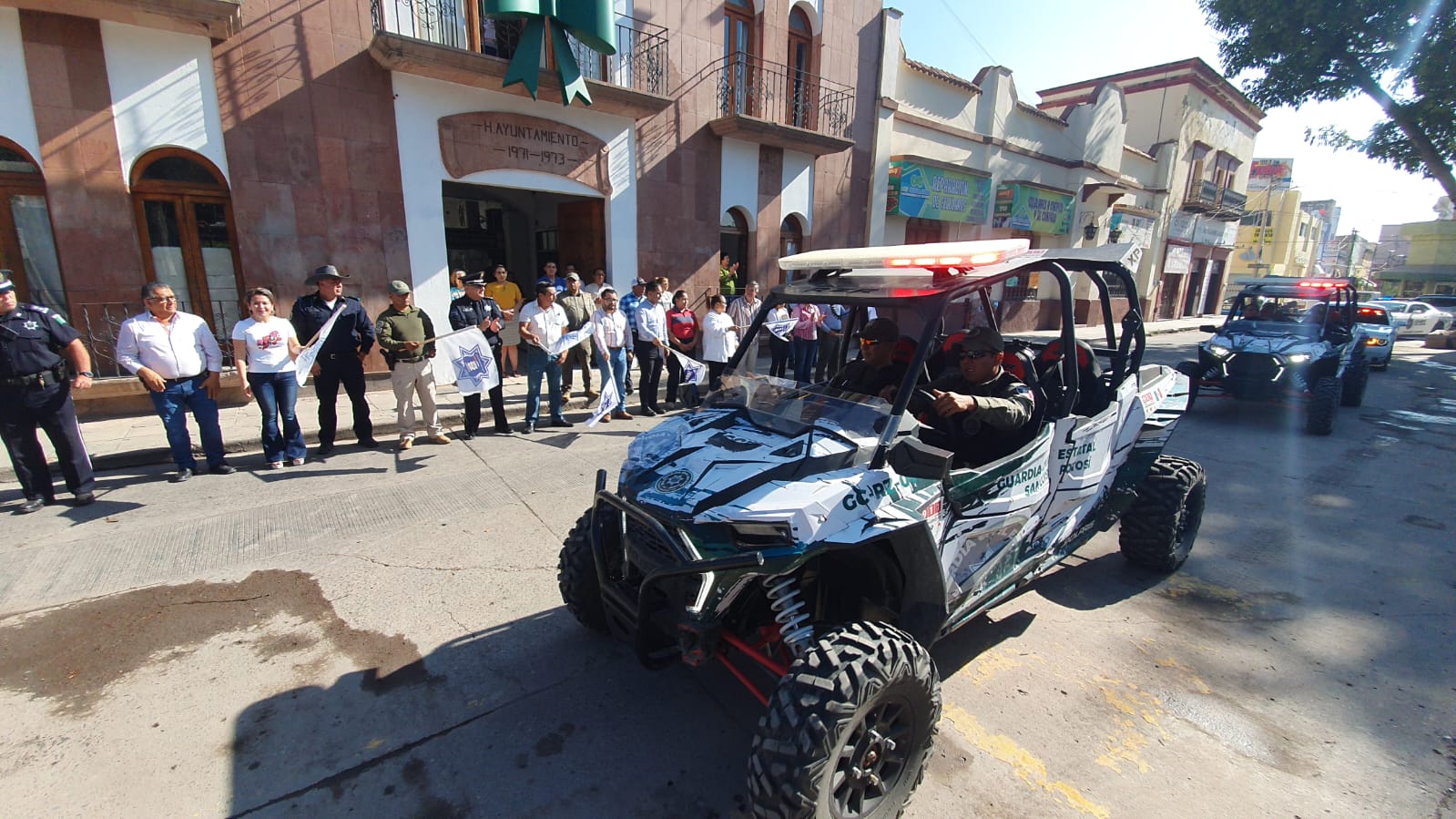 El Ayuntamiento de Rioverde llevó a cabo esta mañana el banderazo de arranque del Operativo Semana Santa edición 2024.