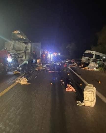 Las ocho personas fallecidas son del municipio de Matlapa, viajaban en una camioneta Urvan color blanco