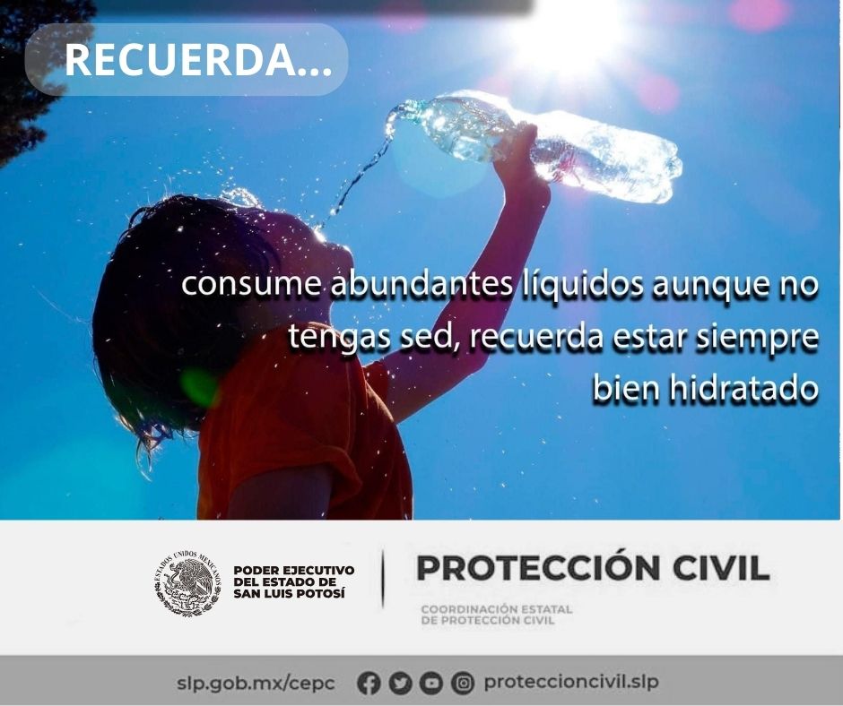 Protección civil estatal emite recomendaciones por temporada de calor 