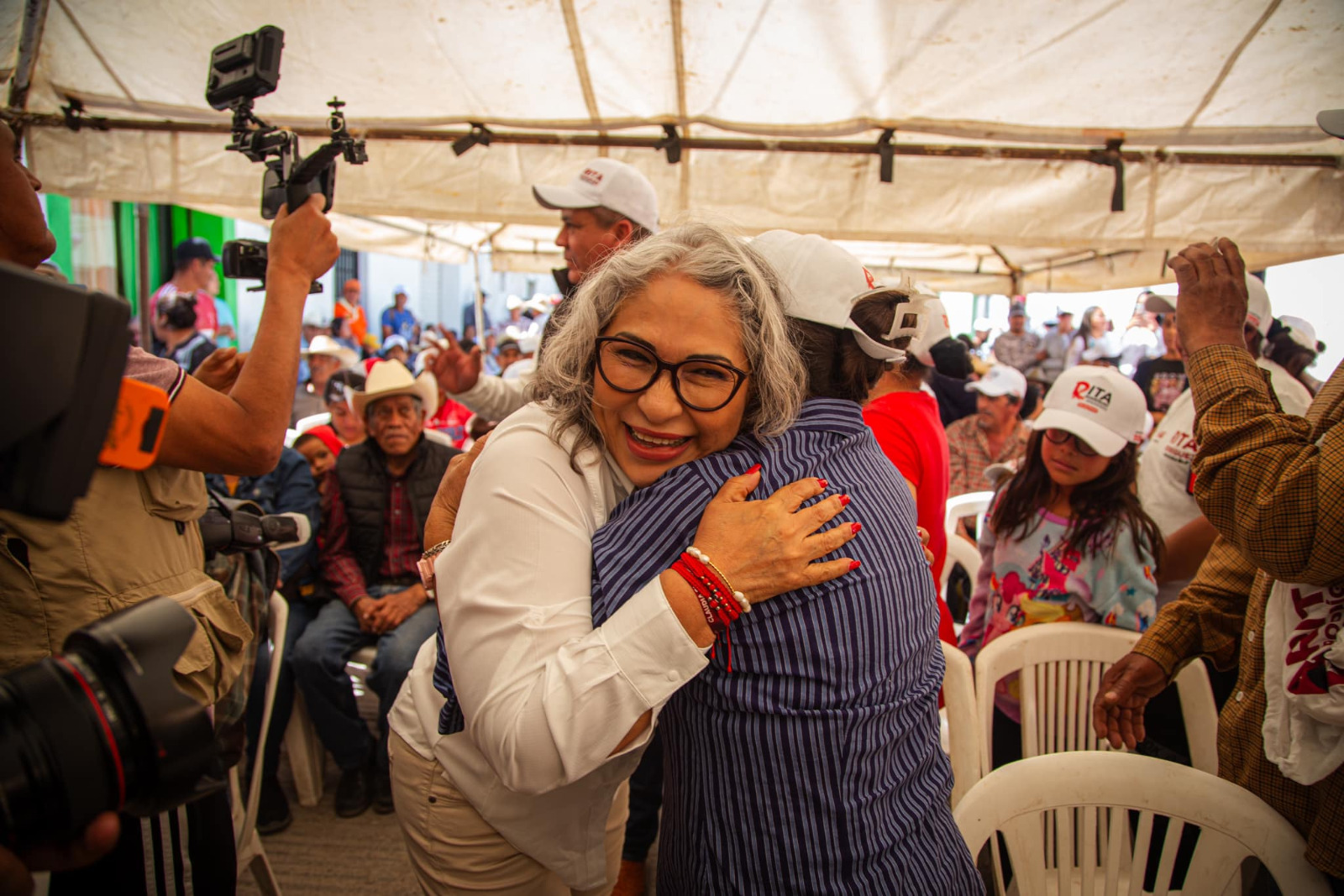Rita Rodríguez, candidata al senado por SLP, continúa su gira en Salinas y Ahualulco