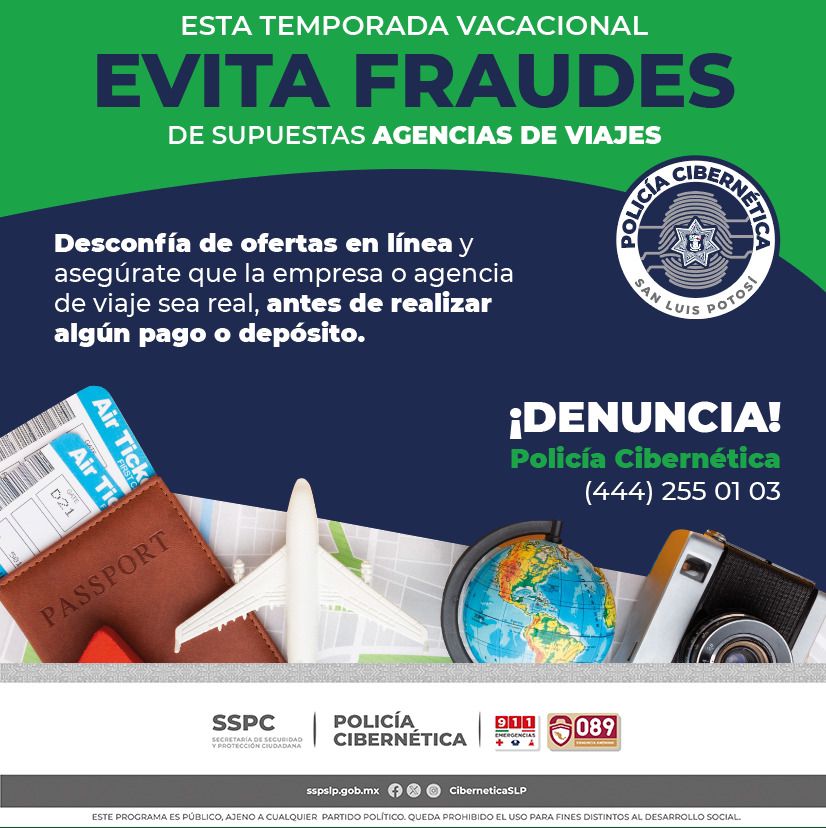 Alertan por la presencia de agencias de viaje fraudulentas durante la temporada vacacional