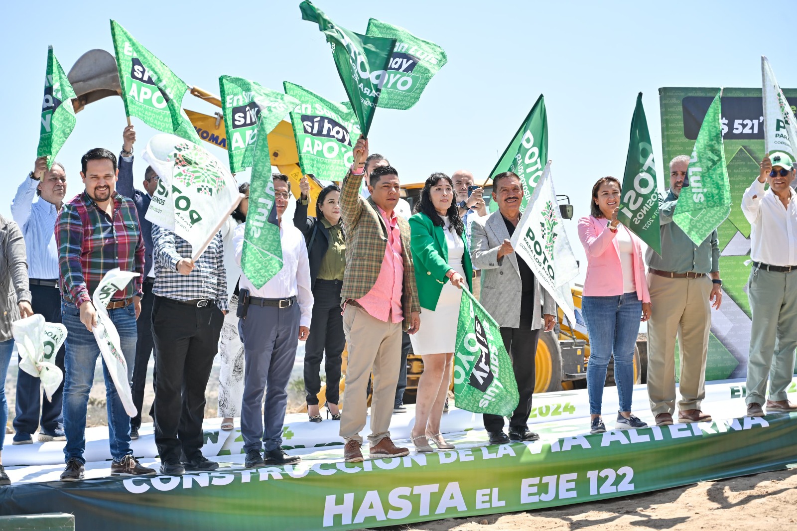 Arranca construcción de vía alterna a eje 122