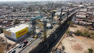 Atienden accidente laboral en puente de calle 71
