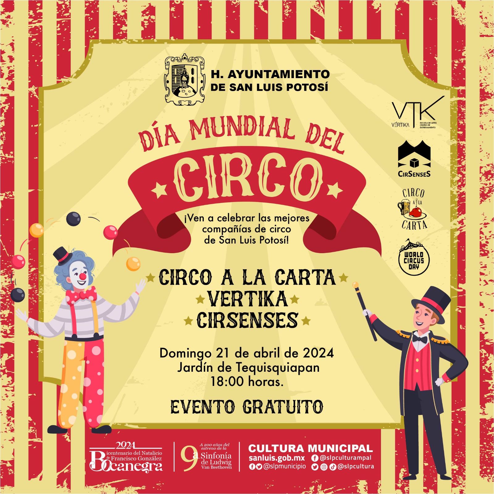 Ayuntamiento invita a celebrar el Día Mundial del Circo este fin de semana en Tequis