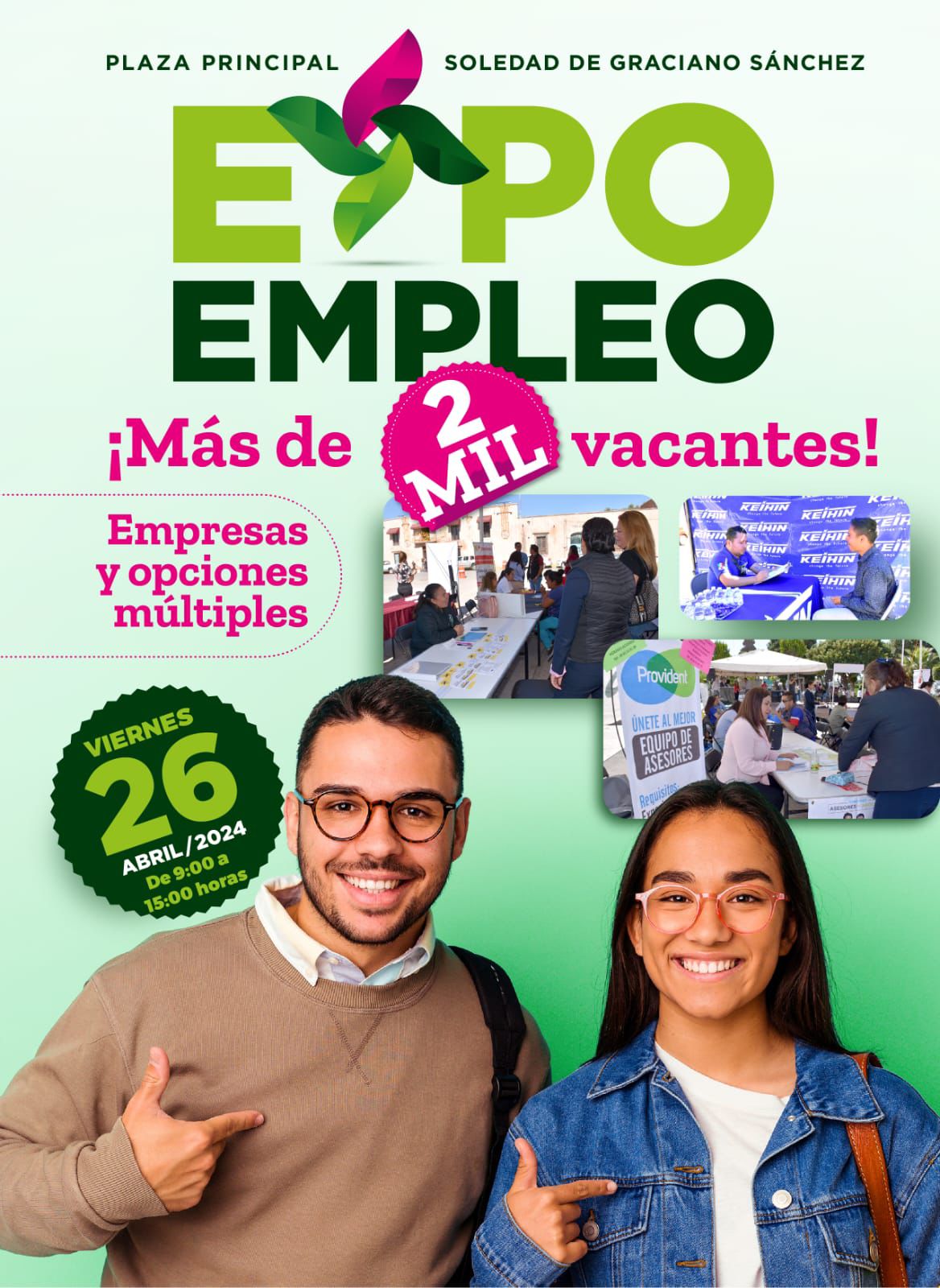 Este 26 de abril, expo empleo en Soledad ofertará más de 2 mil vacantes