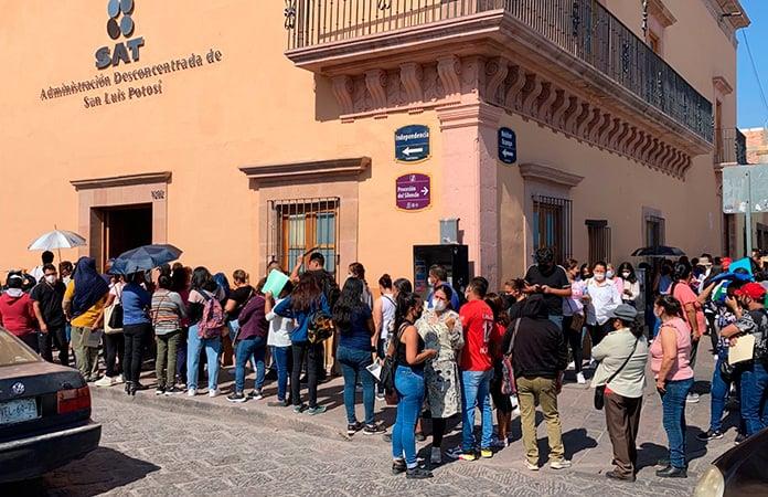 Mañana vence el plazo para declarar ante el SAT en San Luis Potosí