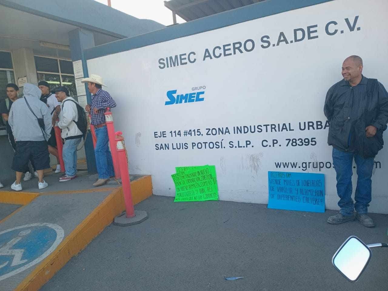 Trabajadores de Aceros DM en San Luis Potosí se van a paro otra vez por falta de pago de prestaciones