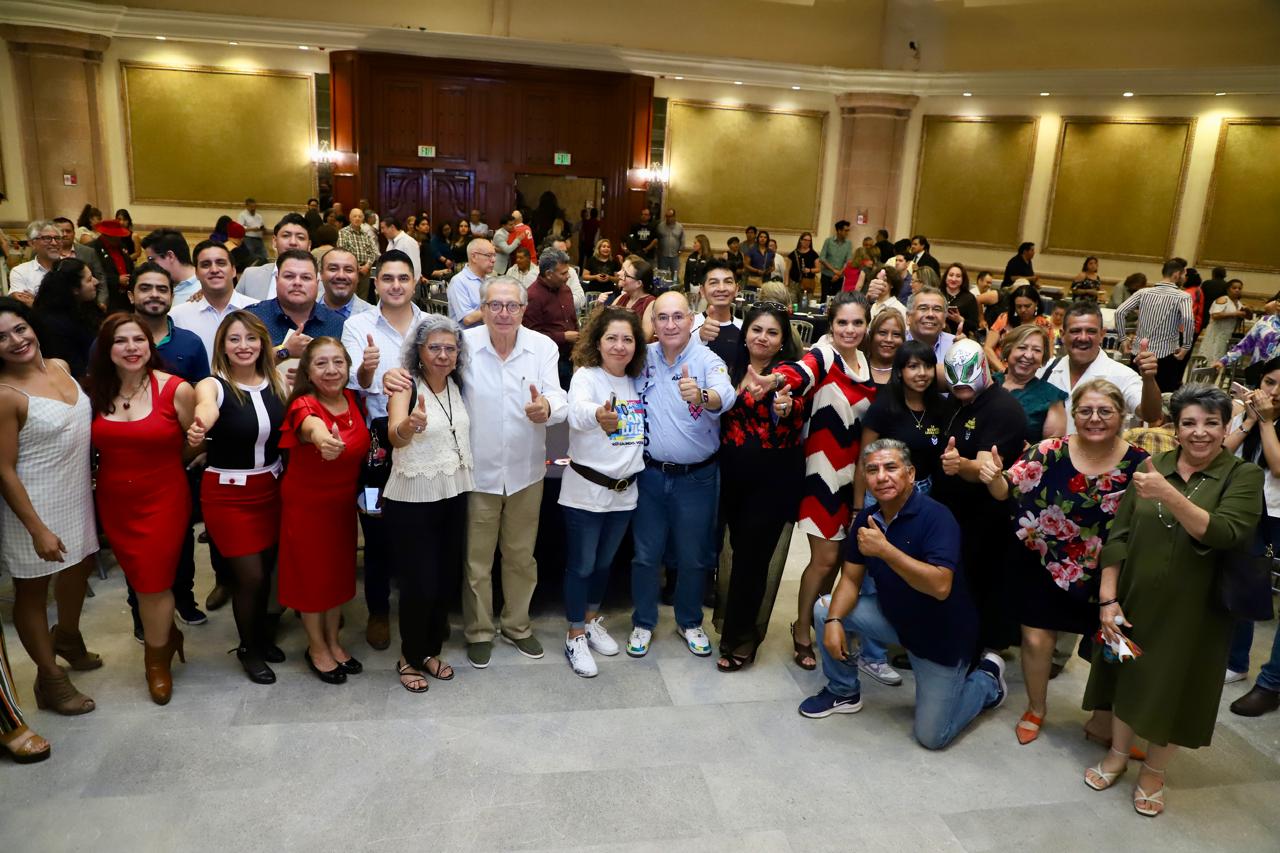 Artistas potosinos cierran filas con Galindo, porque en su trienio resurgió la cultura en SLP