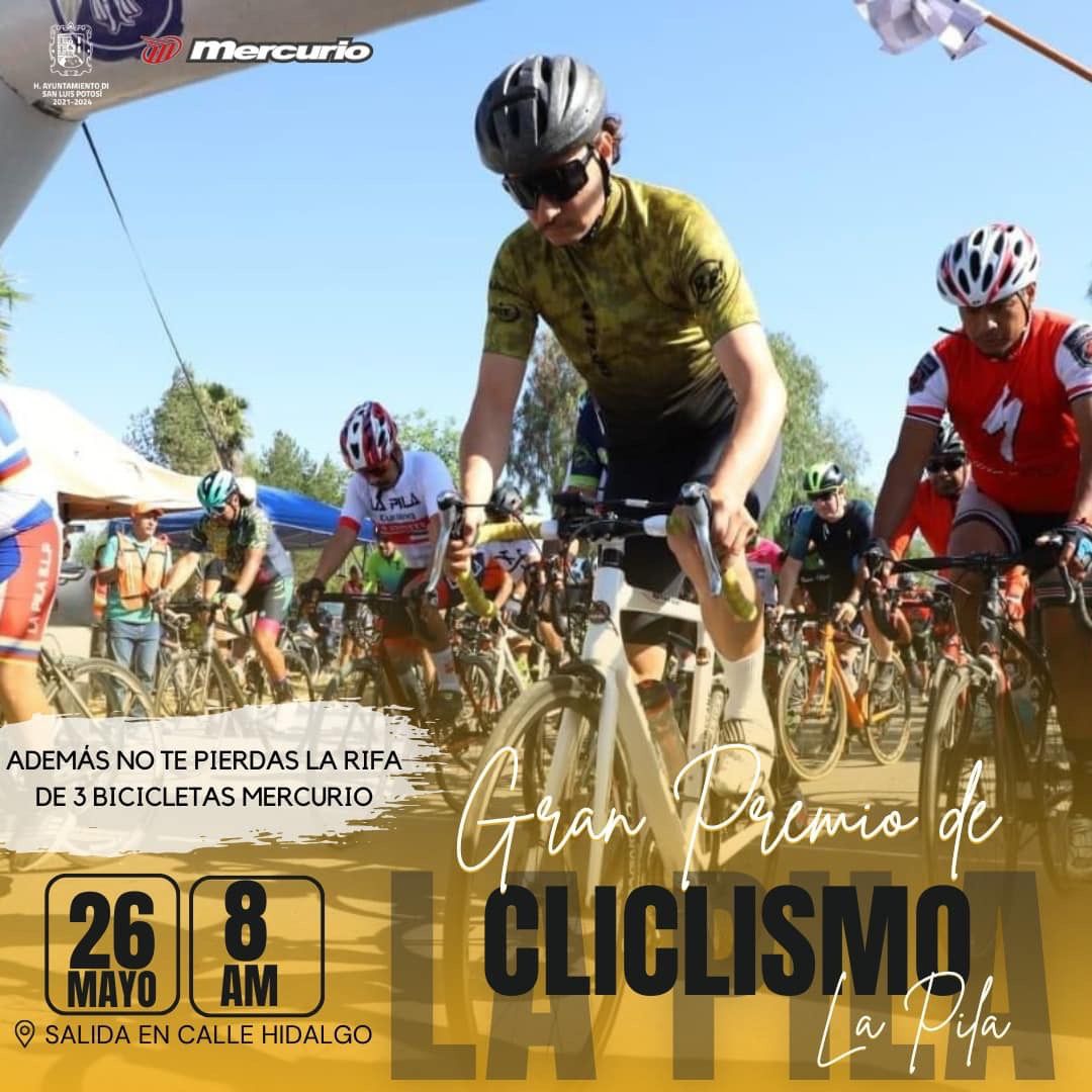 Ayuntamiento capitalino invita al gran premio de ciclismo La Pila