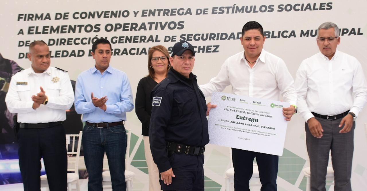 Con impulso estatal, seguridad pública de Soledad inicia transformación