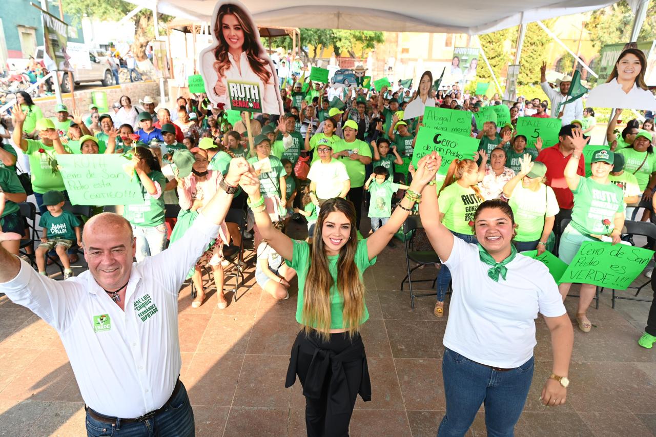 Cerro de San Pedro también se pintará de Verde: Ruth González