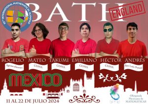 Estudiante del COBACH 28 logra ir a la Olimpiada Internacional de Matemáticas