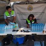 Protección Civil de Soledad instala módulos de hidratación