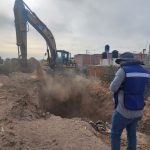 Trabaja Interapas en la reparación de drenaje colapsado en la colonia Los Silos