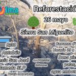 Invitan a participar en la Jornada de Reforestación en la Sierra de San Miguelito