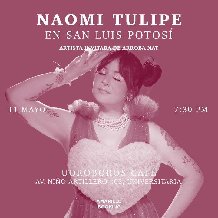 Naomi Tulipe se une como telonera de Arroba Nat