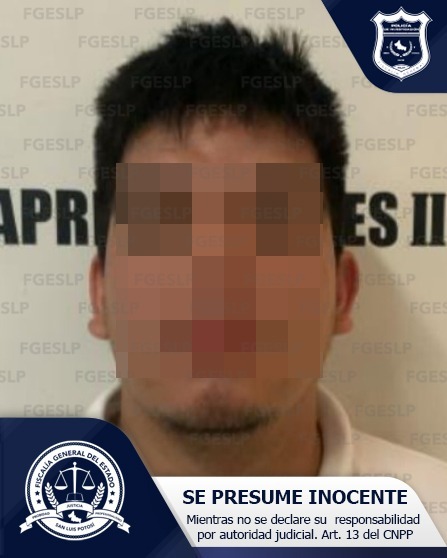 Fiscalía de SLP obtiene vinculación a proceso de Adrián “N”, imputado por tentativa de feminicidio