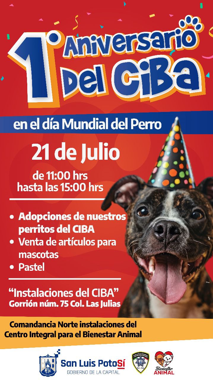 Se invita a la población para el próximo domingo 21 de julio, en las instalaciones del CIBA, a partir de las 11 de la mañana.