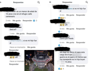 Presunta madre de joven que atropelló a niña de 6 años con un Razr dejándola sin vida, lo expone en redes sociales