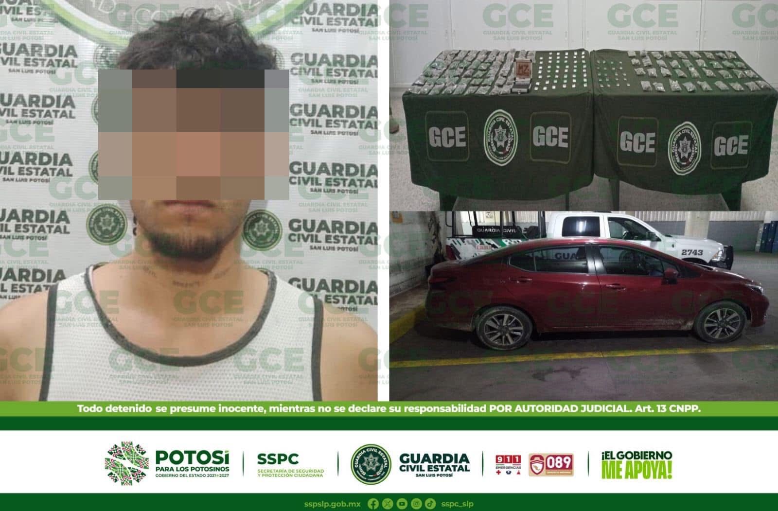 Barridos aéreos y operativos terrestres de la GCE permiten captura de objetivo criminal en Guadalcázar