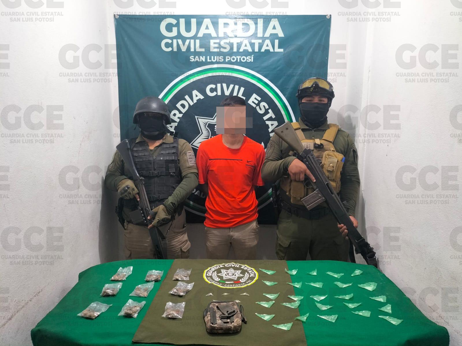 Cinco objetivos criminales y 130 dosis de droga decomisadas, deja plan “huasteca segura”