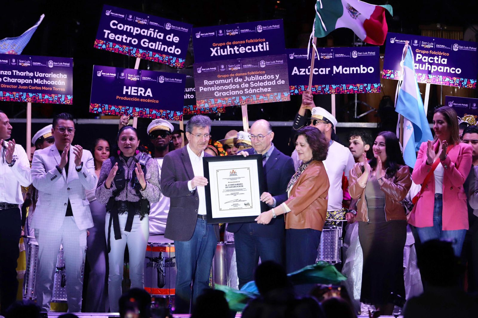 Majestuoso inicio de San Luis Amable, Capital Americana de la Cultura 2025