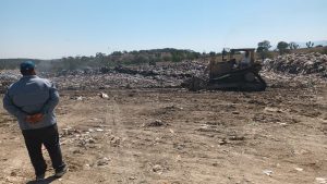 Incendio en el relleno sanitario quedó totalmente extinto al 100 %