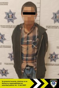 SSPC de la Capital detiene a hombre por causar daños en alumbrado público de plaza Aranzazú