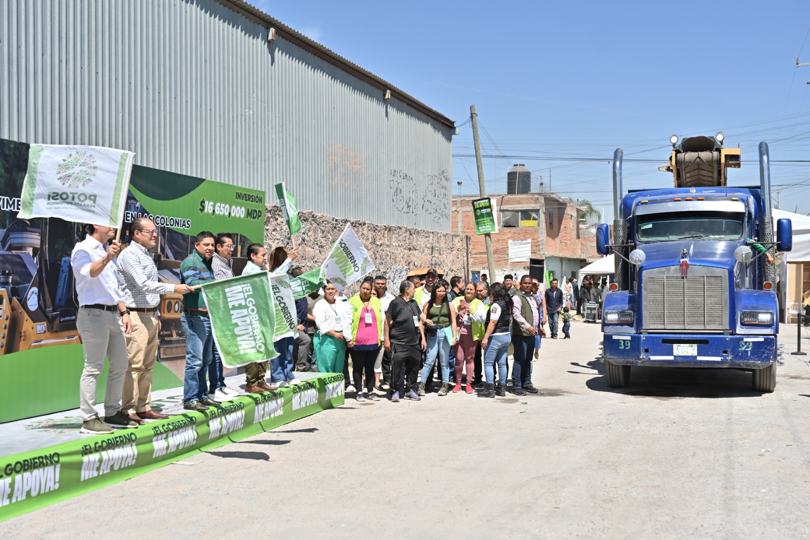 Ricardo Gallardo impulsa el rescate de más calles en la capital