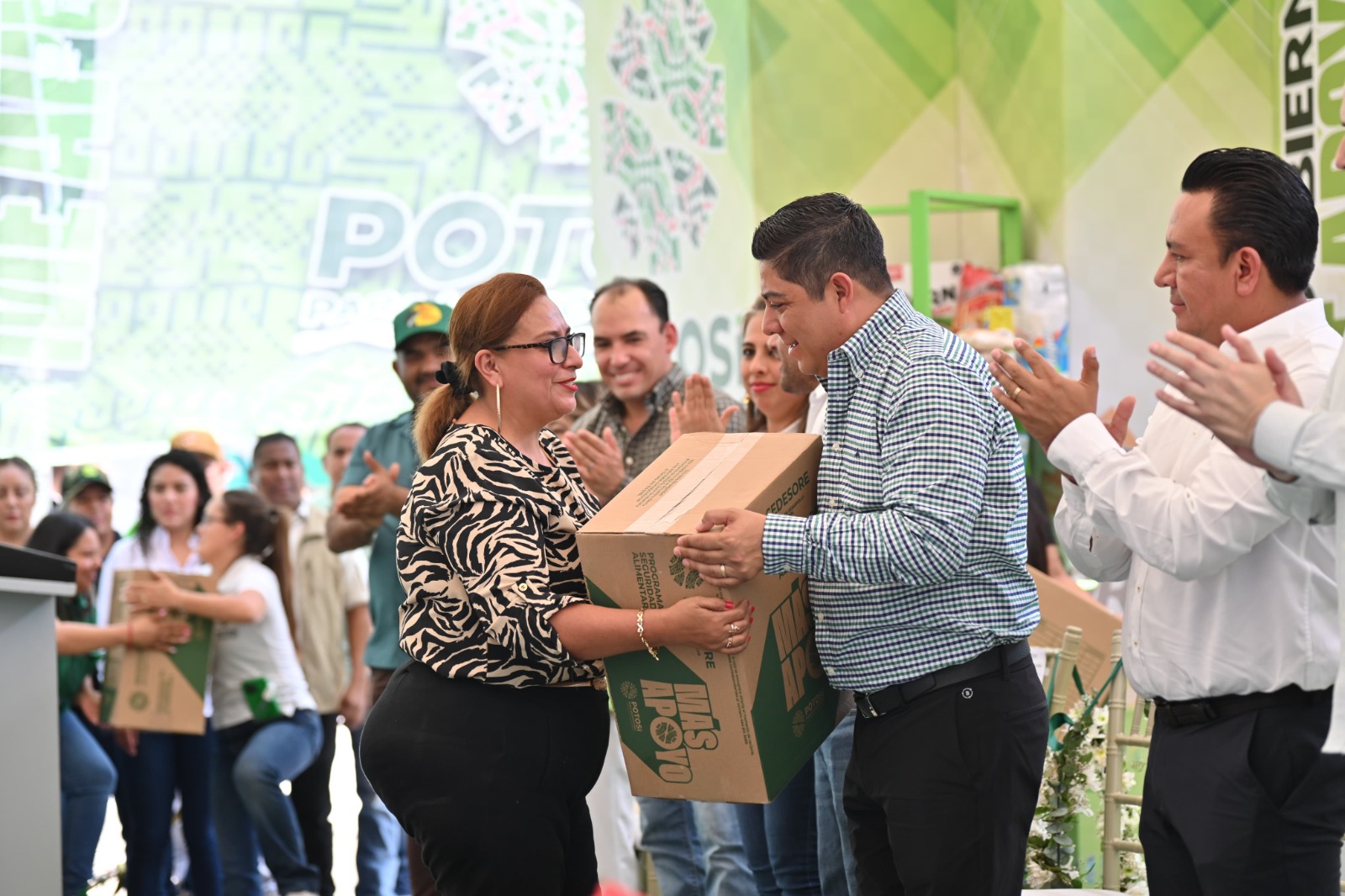 Seguridad alimentaria lleva apoyo a más de 500 mil potosinas y potosinos