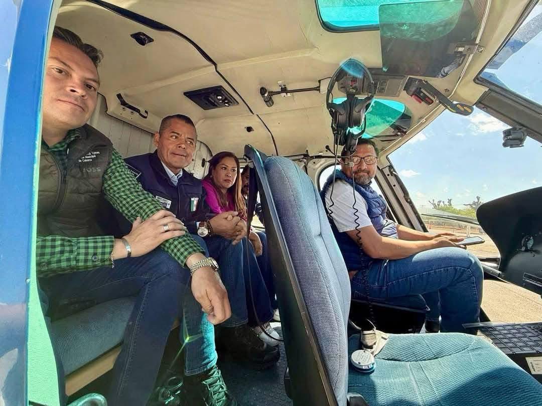 Avanza combate al incendio en Real de Catorce ,80% controlado gracias a esfuerzos coordinados :Javier Sandoval ,alcalde de Real de Catorce