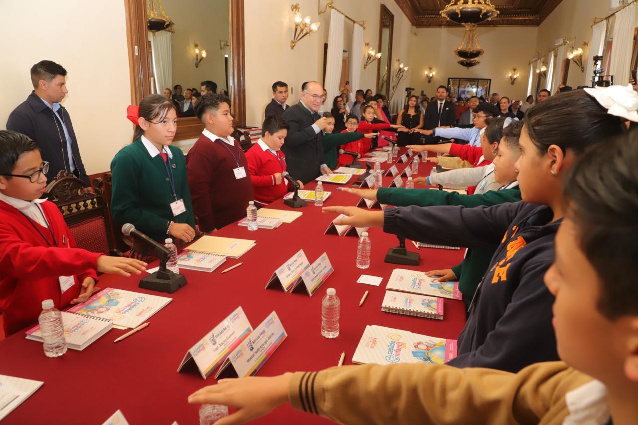 Niñas y niños toman el Cabildo: proponen un San Luis con respeto, valores y espacios dignos