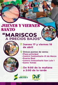 Dif municipal de Soledad ofrecerá venta de pescados a precios accesibles, este jueves y viernes