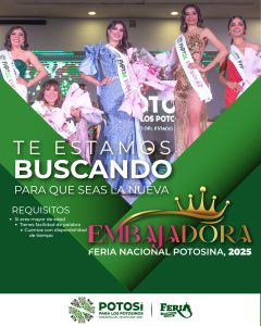 Invitan a certamen embajadoras FENAPO 2025