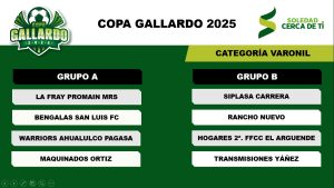 Copa Gallardo de fútbol en Soledad anuncia rol de juegos; arranca este miércoles