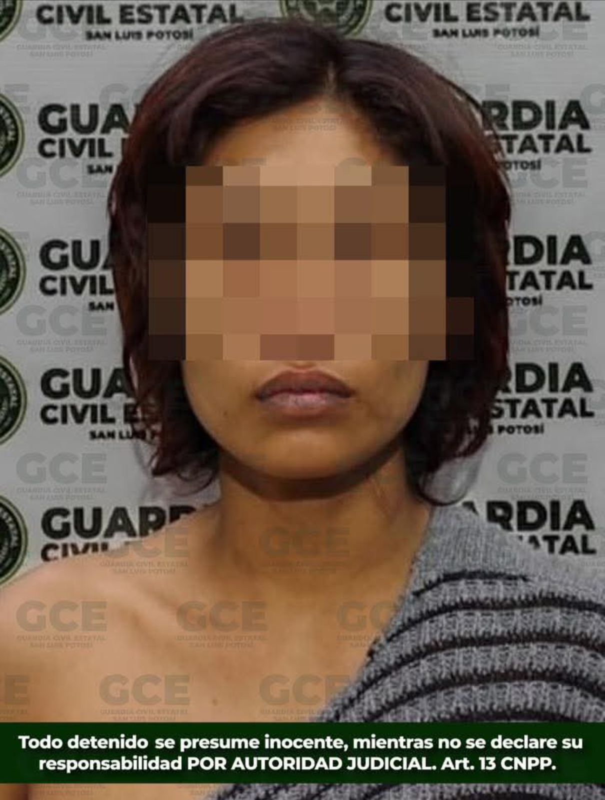 Vecinos del Barrio de Tlaxcala, denunciaron los hechos, lo que permitió la detención de la mujer