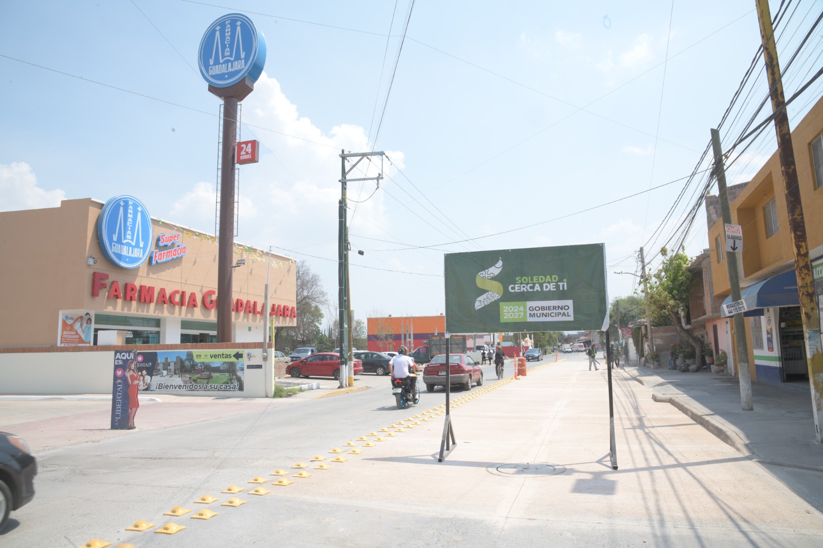 Ayuntamiento de Soledad devuelve funcionalidad a vialidad afectada por obra inconclusa de INTERAPAS