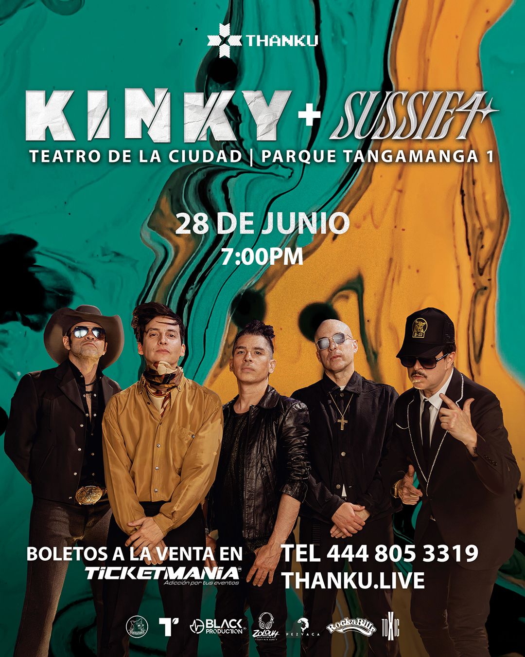 KINKY y SUSSIE 4 harán vibrar San Luis este 28 de junio