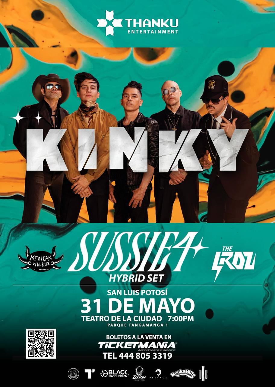 Kinky vuelve a San Luis con un show imperdible