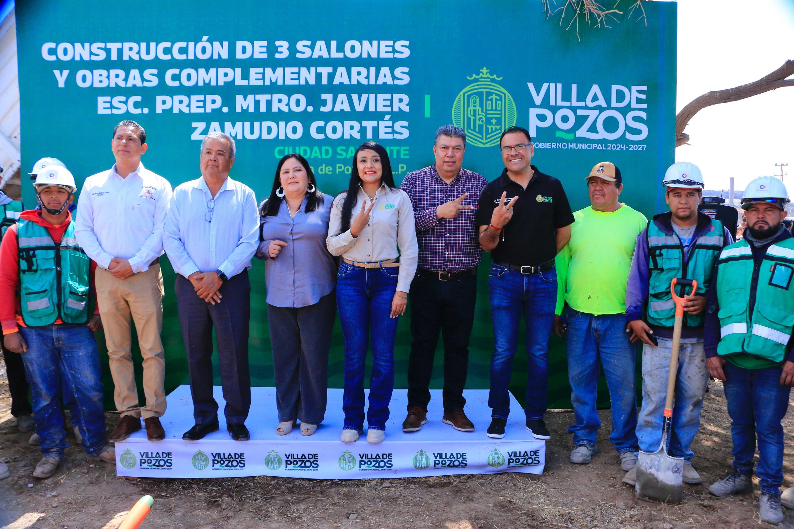 Mejora infraestructura educativa en Villa de Pozos
