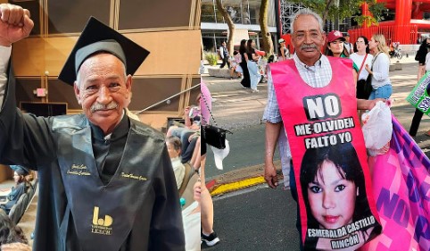 Otorgan Honoris Causa a José Luis Castillo por su lucha incansable contra la desaparición forzada