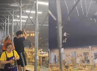 ¡Agarra piedras o vuela! China alerto de no salir a los de menos de 50 kg por ráfagas descontroladas